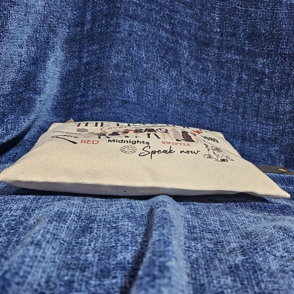 T Swift Eras Tour Pencil Pouch Cotton Canvas Zipper - Picture 6 of 6